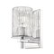 Z-Lite Grayson Wall Sconce, 1-Light, 4.75 In.W x 5.75 In.L x 8.25 In.H, Chrome/Clear + Etched Opal 1949-1S-CH - alternate 7